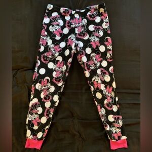 Disney’s Minnie Mouse Kids Pink & Black Polkadot Pajama bottoms